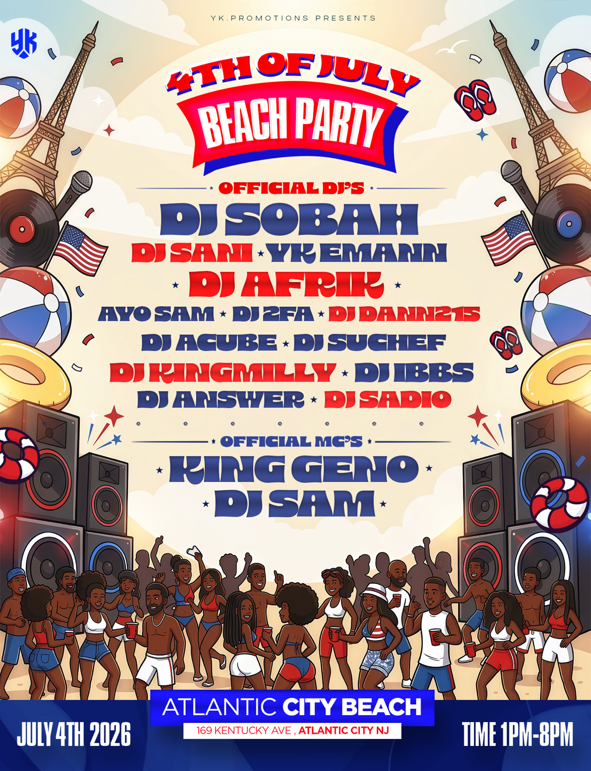 4th of July Beach Party